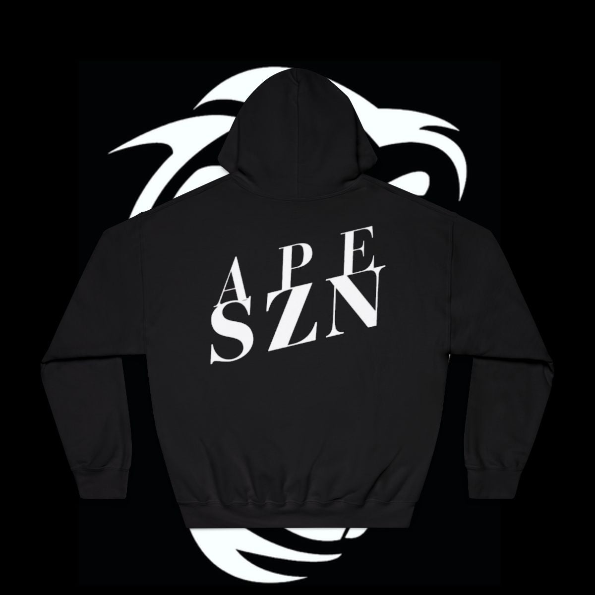 APESZNXAK BLACK (Unisex) DryBlend Hooded Sweatshirt